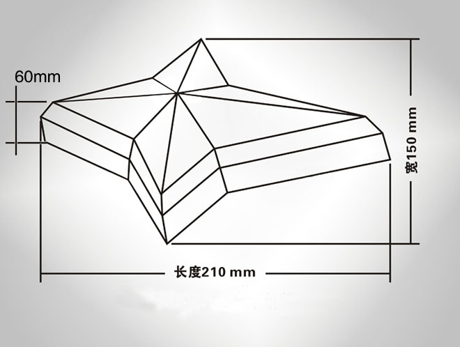 四角星LED點光源內(nèi)控七彩規(guī)格